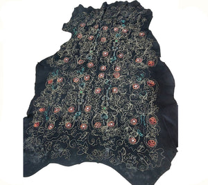 Vintage Embroidery : Lurex Flowers