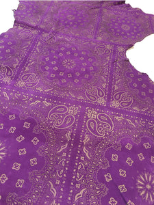 Pelle  incisa Bandana